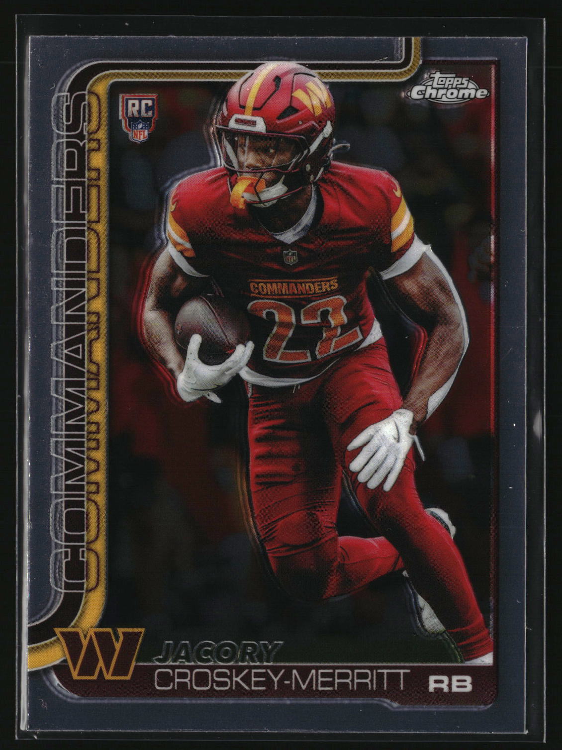 Jacory Croskey-Merritt 2025 Topps Chrome #387
