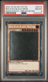 Red-Eyes Black Dragon (Ghost Rare) #GFP2-EN176 PSA 8