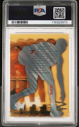 Michael Jordan 1995-96 Metal Slick Silver #3 PSA 9