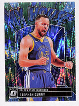 Stephen Curry 2024-25 Donruss Optic My House Green Shock #17 #/149