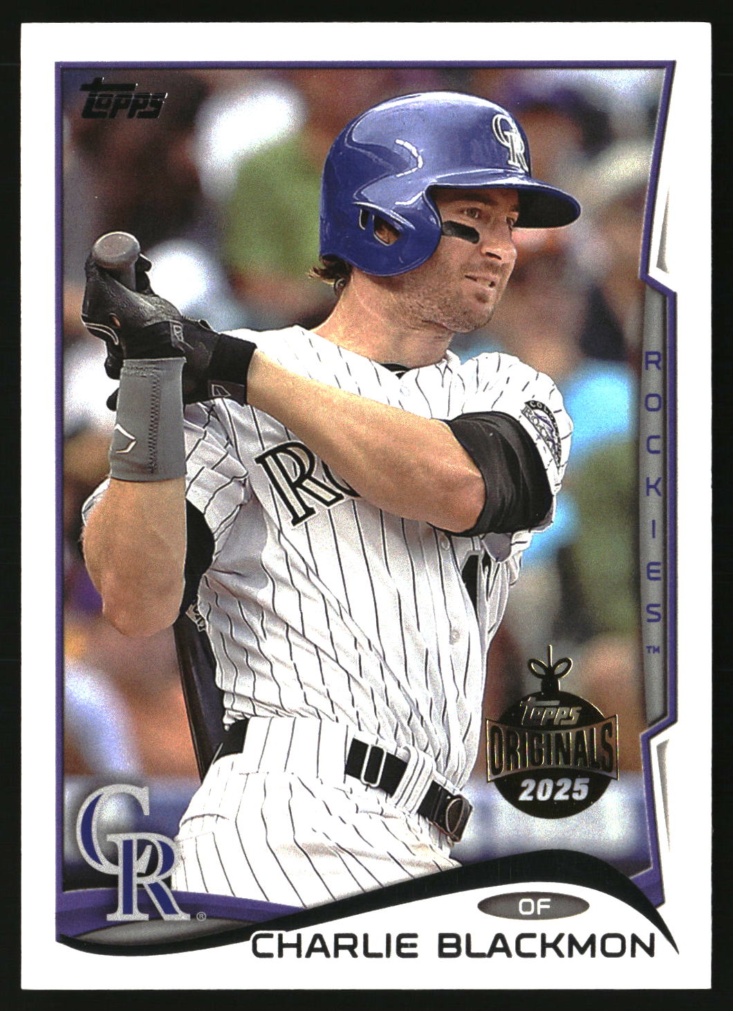 Charlie Blackmon 2025 Topps Holiday Topps Originals 2025 Foil Buybacks #20