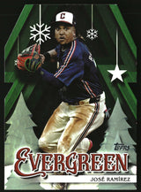 José Ramírez 2025 Topps Holiday Evergreen #E-20
