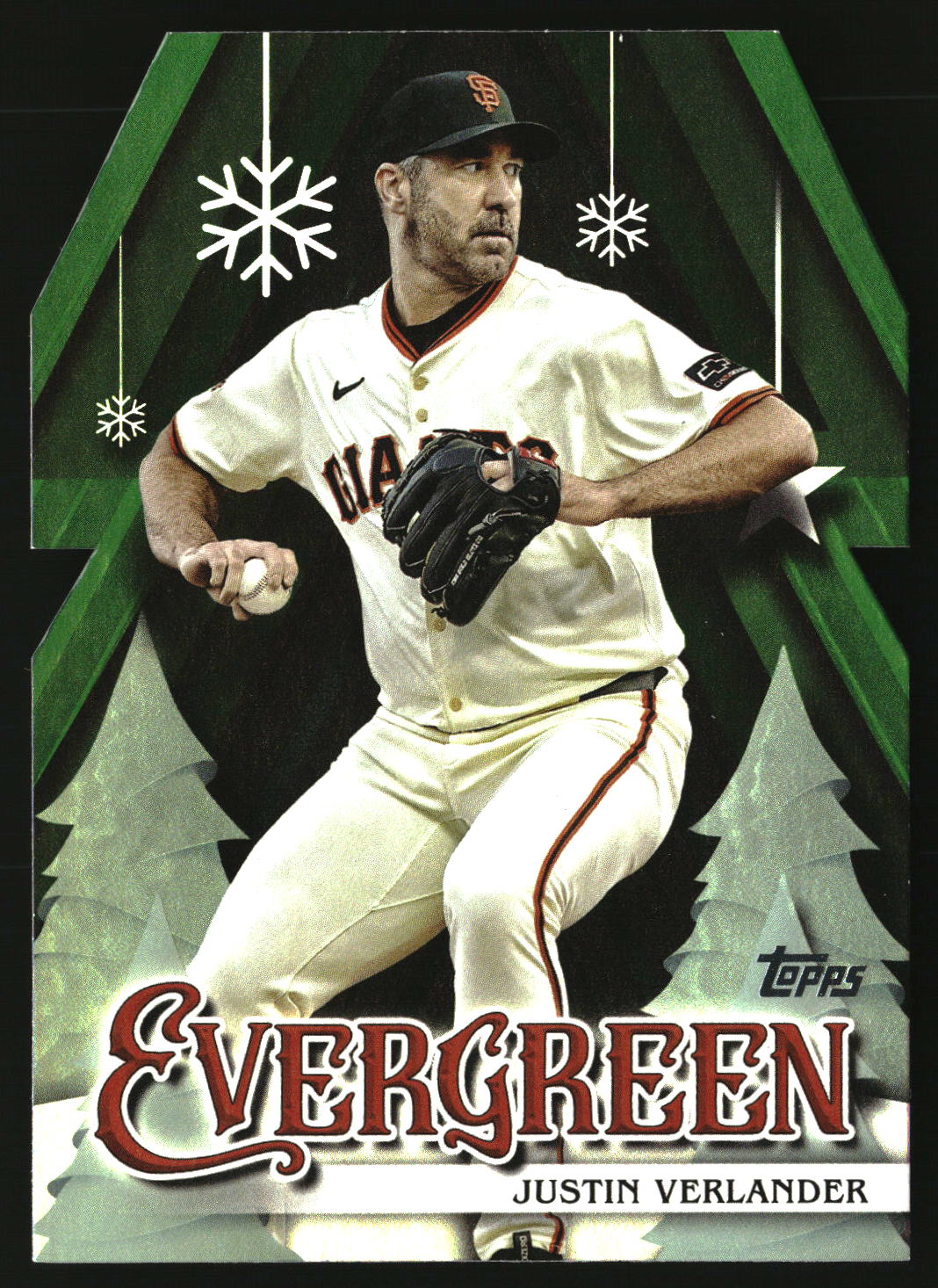 Justin Verlander 2025 Topps Holiday Evergreen #E-14