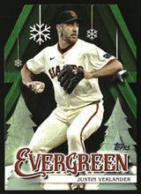 Justin Verlander 2025 Topps Holiday Evergreen #E-14