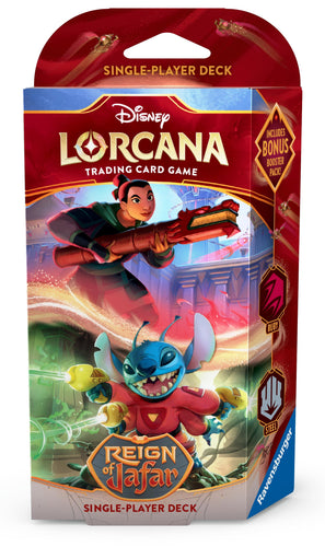 Image for Disney Lorcana: Reign of Jafar Starter Deck (Ruby & Steel) - Disney Lorcana