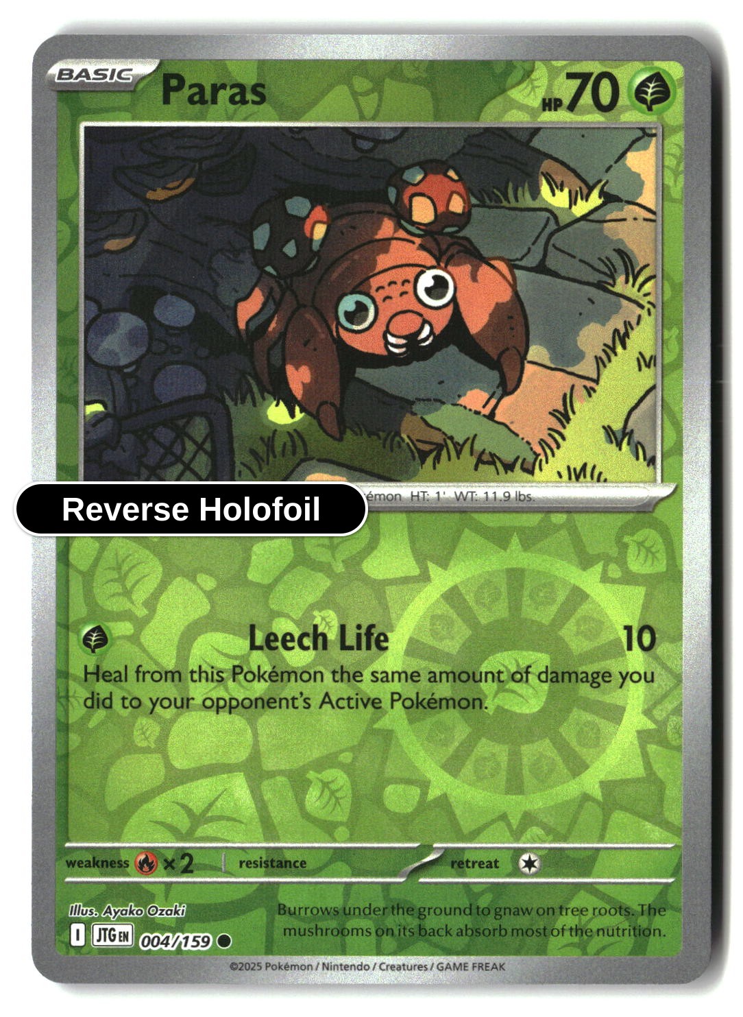 Paras - 004/159 - [JTG - SV09: Journey Together] - Reverse Holofoil