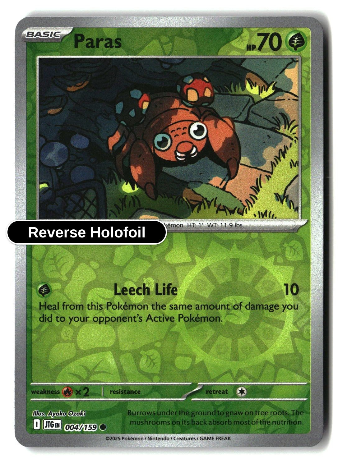 Paras - 004/159 - [JTG - SV09: Journey Together] - Reverse Holofoil