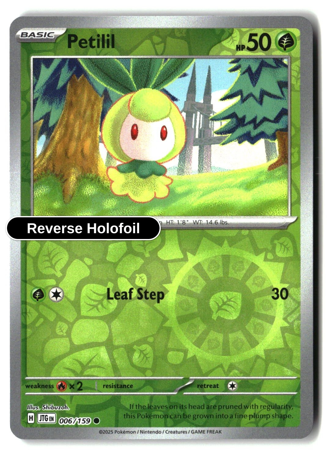 Petilil - 006/159 - [JTG - SV09: Journey Together] - Reverse Holofoil