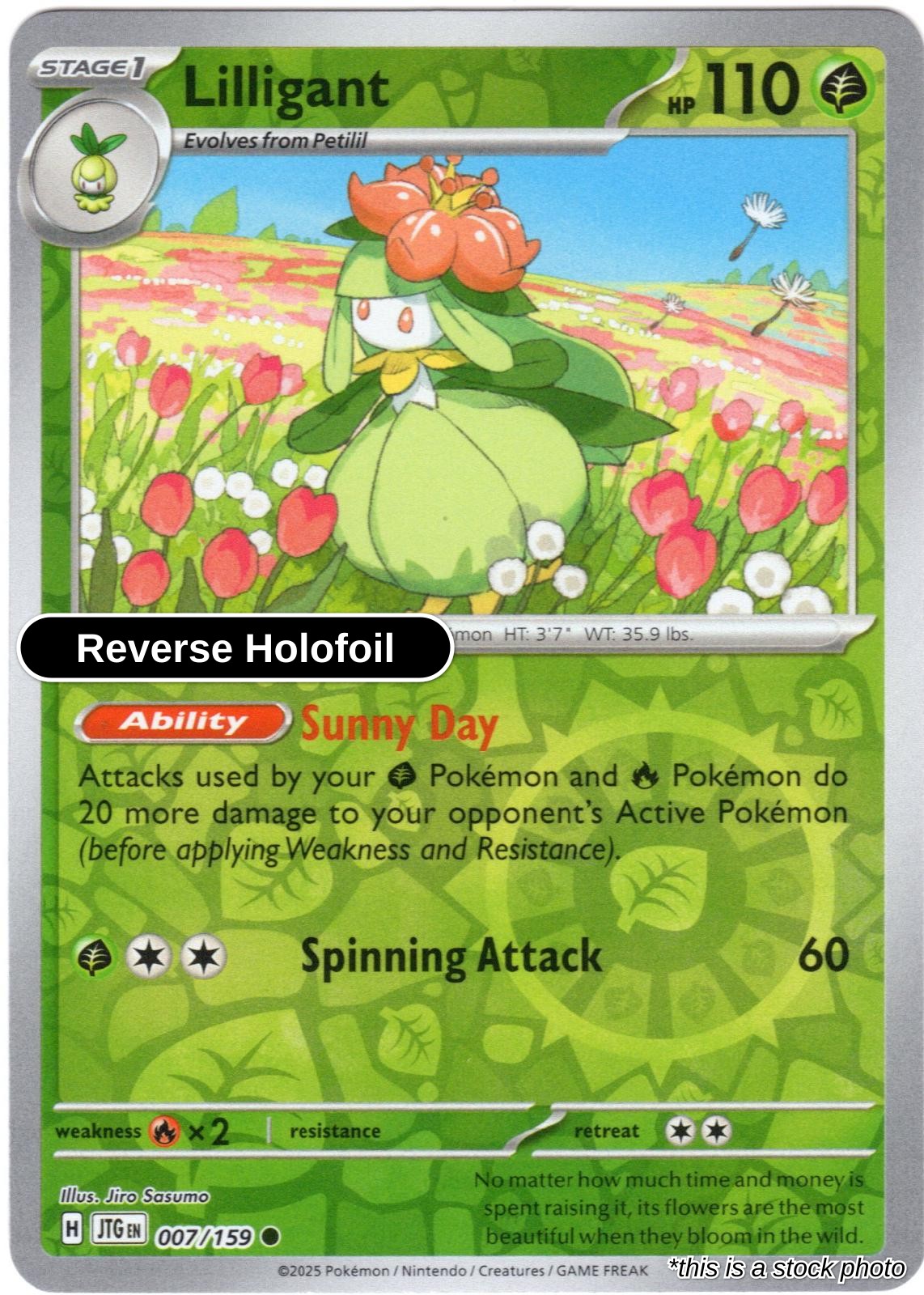 Lilligant - 007/159 - [JTG - SV09: Journey Together] - Reverse Holofoil