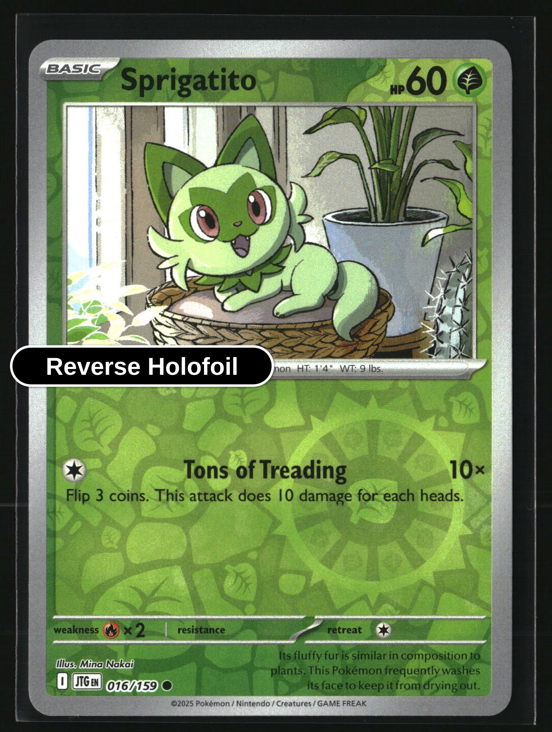 Sprigatito - 016/159 - [JTG - SV09: Journey Together] - Reverse Holofoil
