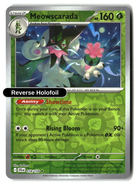 Meowscarada - 018/159 - [JTG - SV09: Journey Together] - Reverse Holofoil