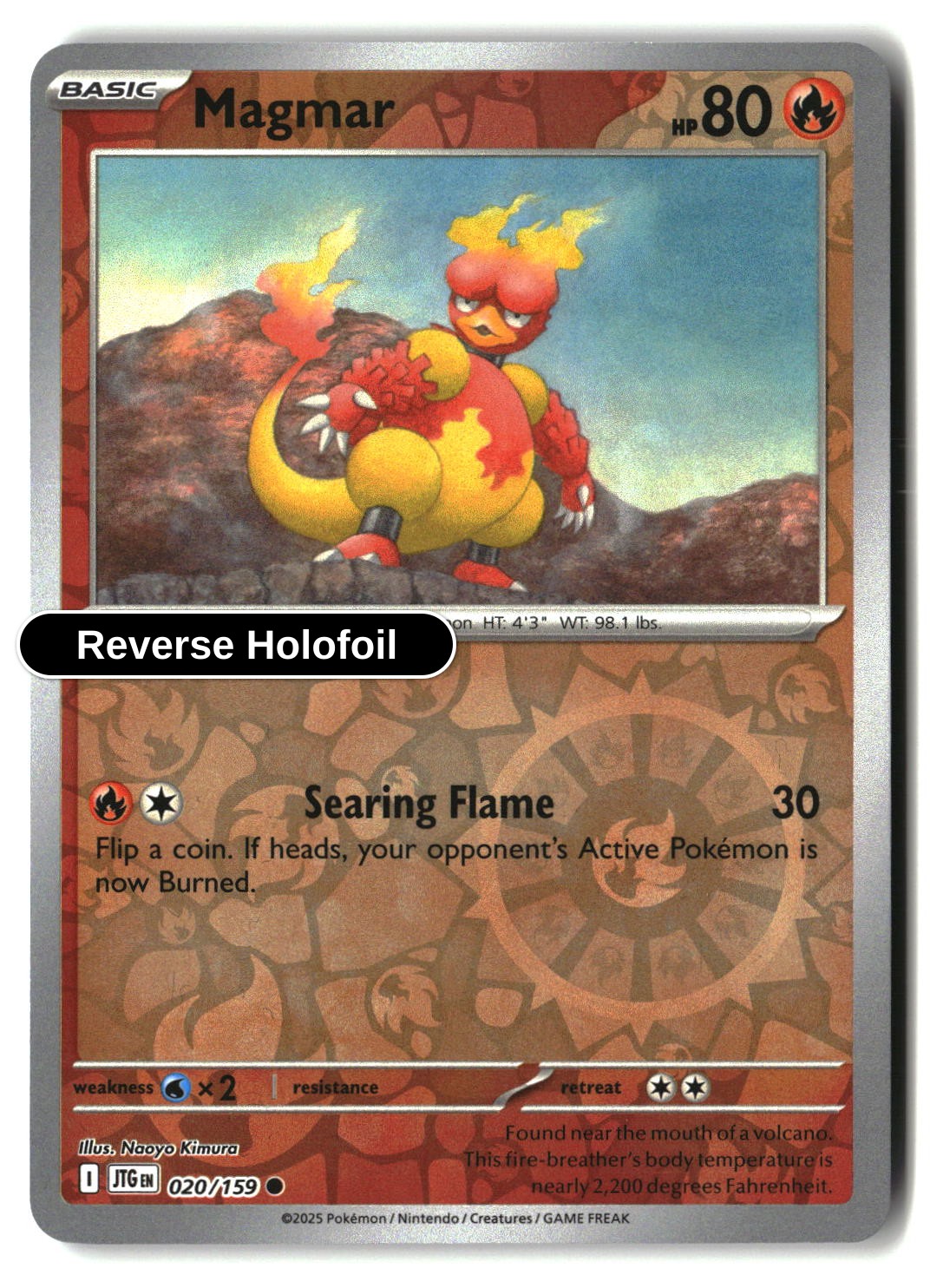 Magmar - 020/159 - [JTG - SV09: Journey Together] - Reverse Holofoil