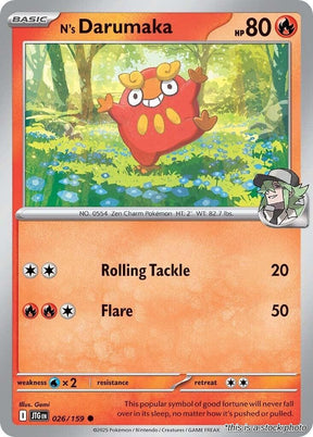 N's Darumaka - 026/159 - [JTG - SV09: Journey Together]