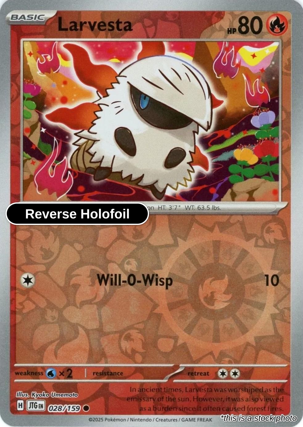 Larvesta - 028/159 - [JTG - SV09: Journey Together] - Reverse Holofoil
