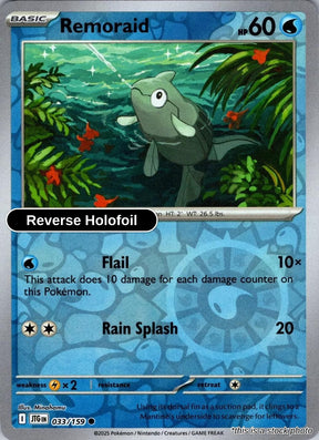 Remoraid - 033/159 - [JTG - SV09: Journey Together] - Reverse Holofoil