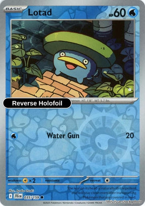 Lotad - 035/159 - [JTG - SV09: Journey Together] - Reverse Holofoil