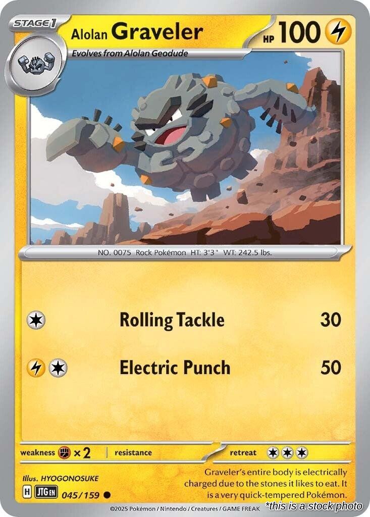 Alolan Graveler - 045/159 - [JTG - SV09: Journey Together]