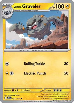 Alolan Graveler - 045/159 - [JTG - SV09: Journey Together]