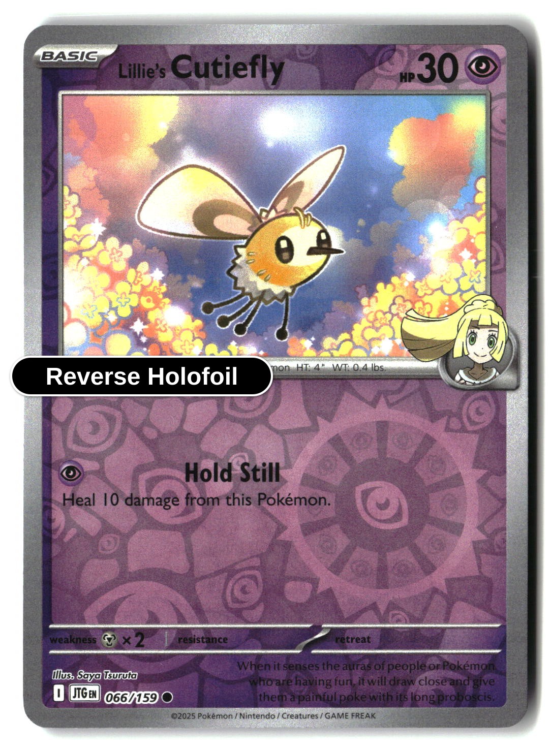 Lillie's Cutiefly - 066/159 - [JTG - SV09: Journey Together] - Reverse Holofoil