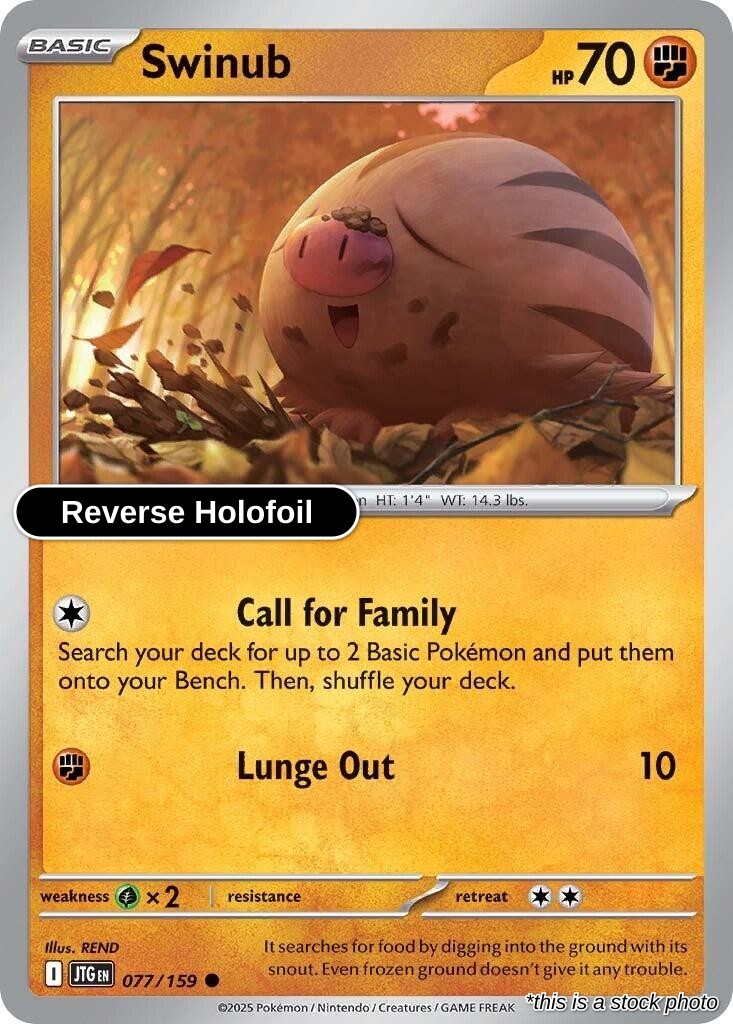 Swinub - 077/159 - [JTG - SV09: Journey Together] - Reverse Holofoil