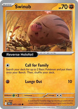 Swinub - 077/159 - [JTG - SV09: Journey Together] - Reverse Holofoil