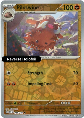 Piloswine - 078/159 - [JTG - SV09: Journey Together] - Reverse Holofoil