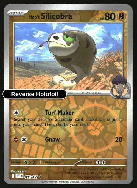 Hop's Silicobra - 086/159 - [JTG - SV09: Journey Together] - Reverse Holofoil