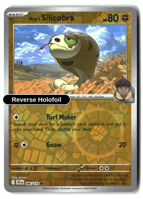 Hop's Silicobra - 086/159 - [JTG - SV09: Journey Together] - Reverse Holofoil