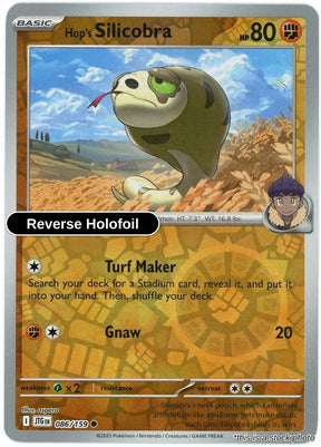 Hop's Silicobra - 086/159 - [JTG - SV09: Journey Together] - Reverse Holofoil