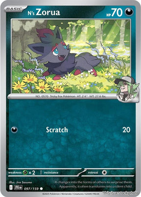 N's Zorua - 097/159 - [JTG - SV09: Journey Together]