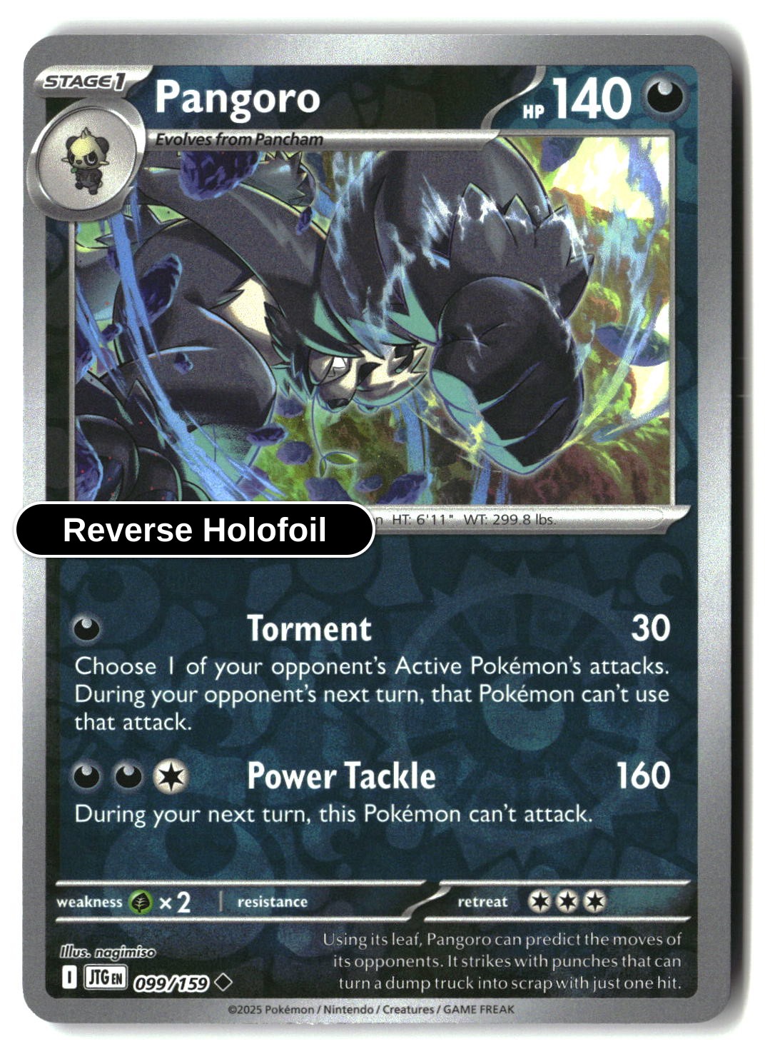 Pangoro - 099/159 - [JTG - SV09: Journey Together] - Reverse Holofoil