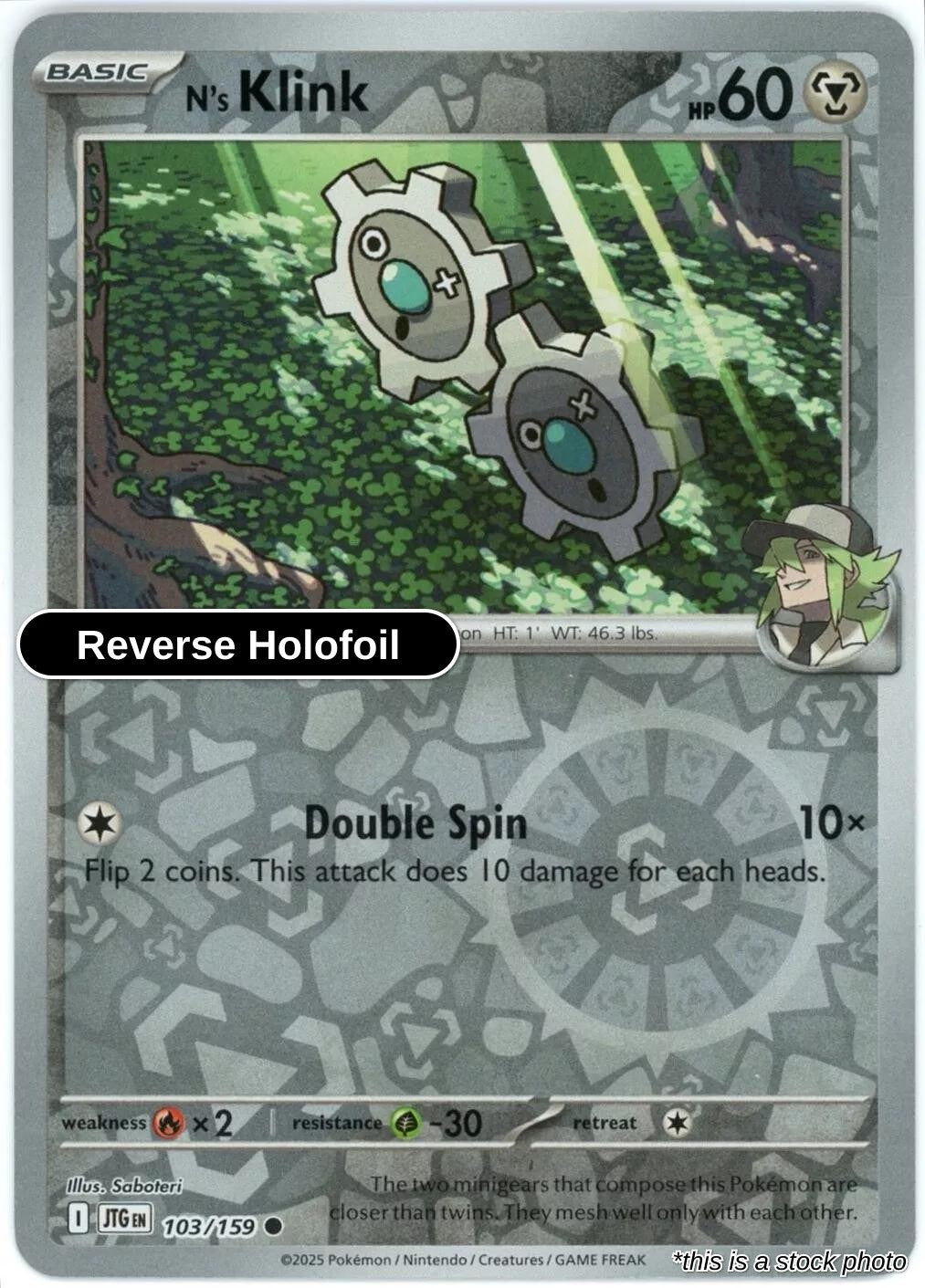 N's Klink - 103/159 - [JTG - SV09: Journey Together] - Reverse Holofoil