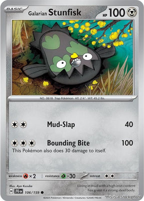 Galarian Stunfisk - 106/159 - [JTG - SV09: Journey Together]