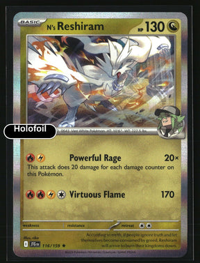 N's Reshiram - 116/159