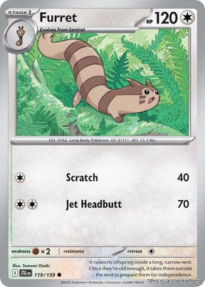 Furret - 119/159 - [JTG - SV09: Journey Together]