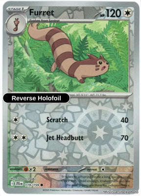 Furret - 119/159 - [JTG - SV09: Journey Together] - Reverse Holofoil