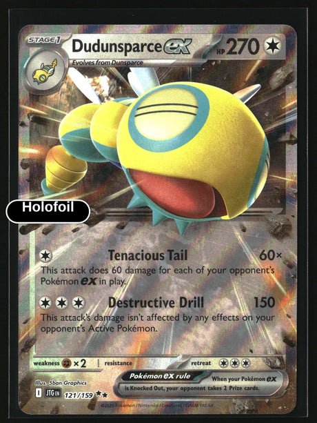 Dudunsparce ex - 121/159