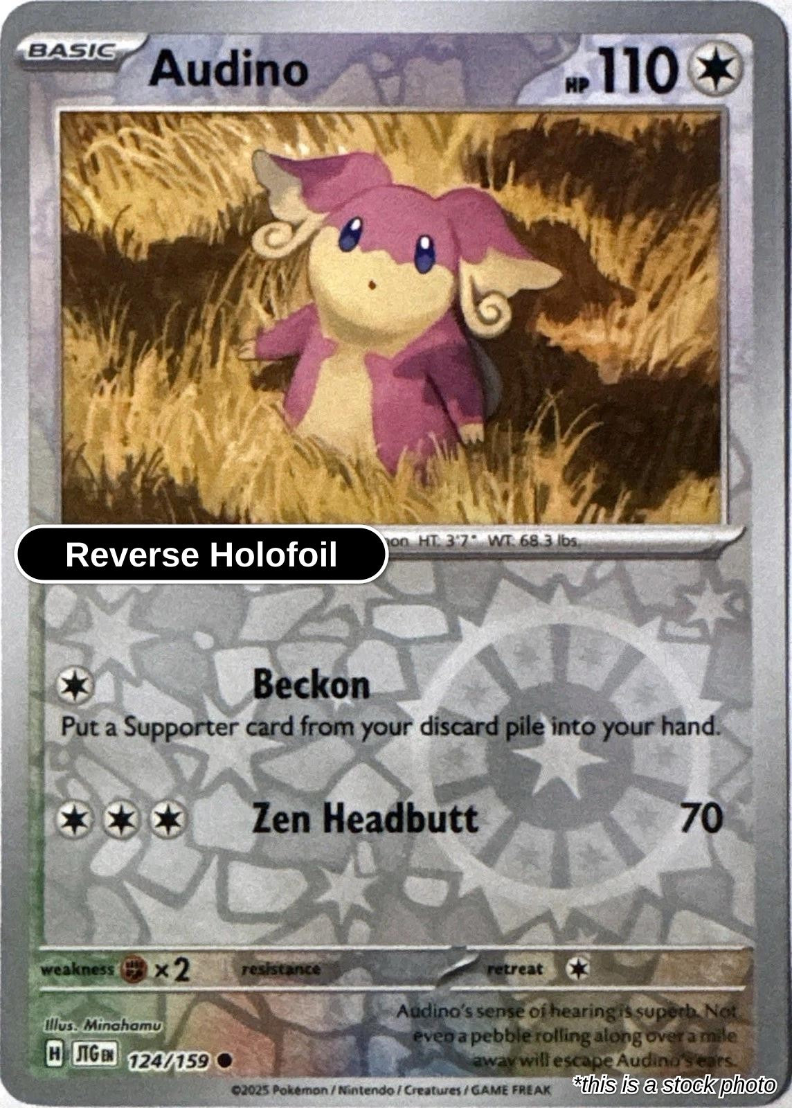 Audino - 124/159 - [JTG - SV09: Journey Together] - Reverse Holofoil