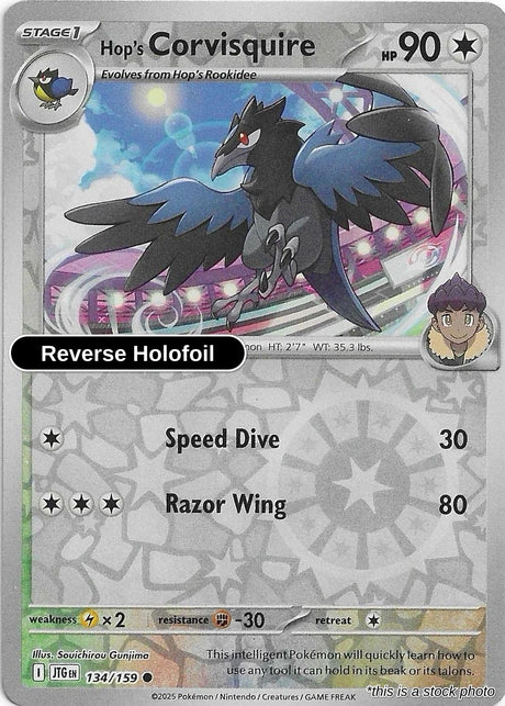 Hop's Corvisquire - 134/159 - [JTG - SV09: Journey Together] - Reverse Holofoil