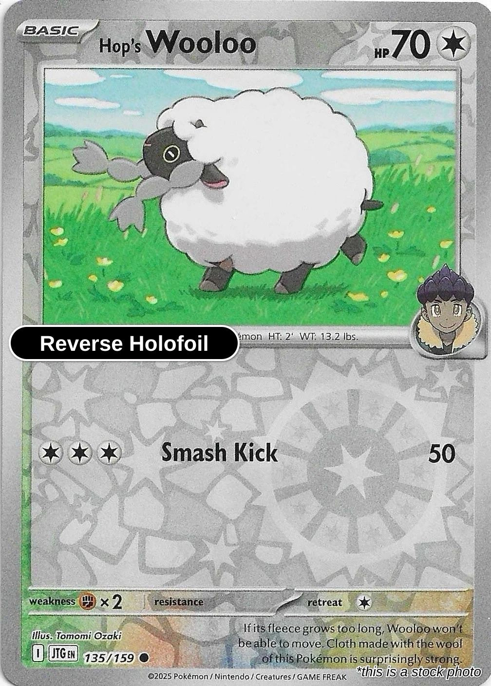 Hop's Wooloo - 135/159 - [JTG - SV09: Journey Together] - Reverse Holofoil