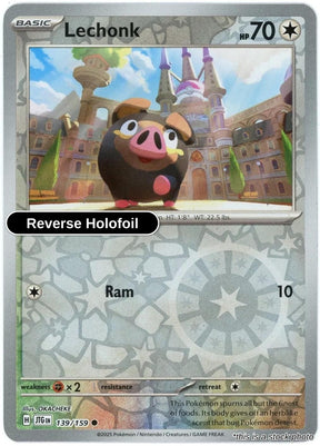Lechonk - 139/159 - [JTG - SV09: Journey Together] - Reverse Holofoil
