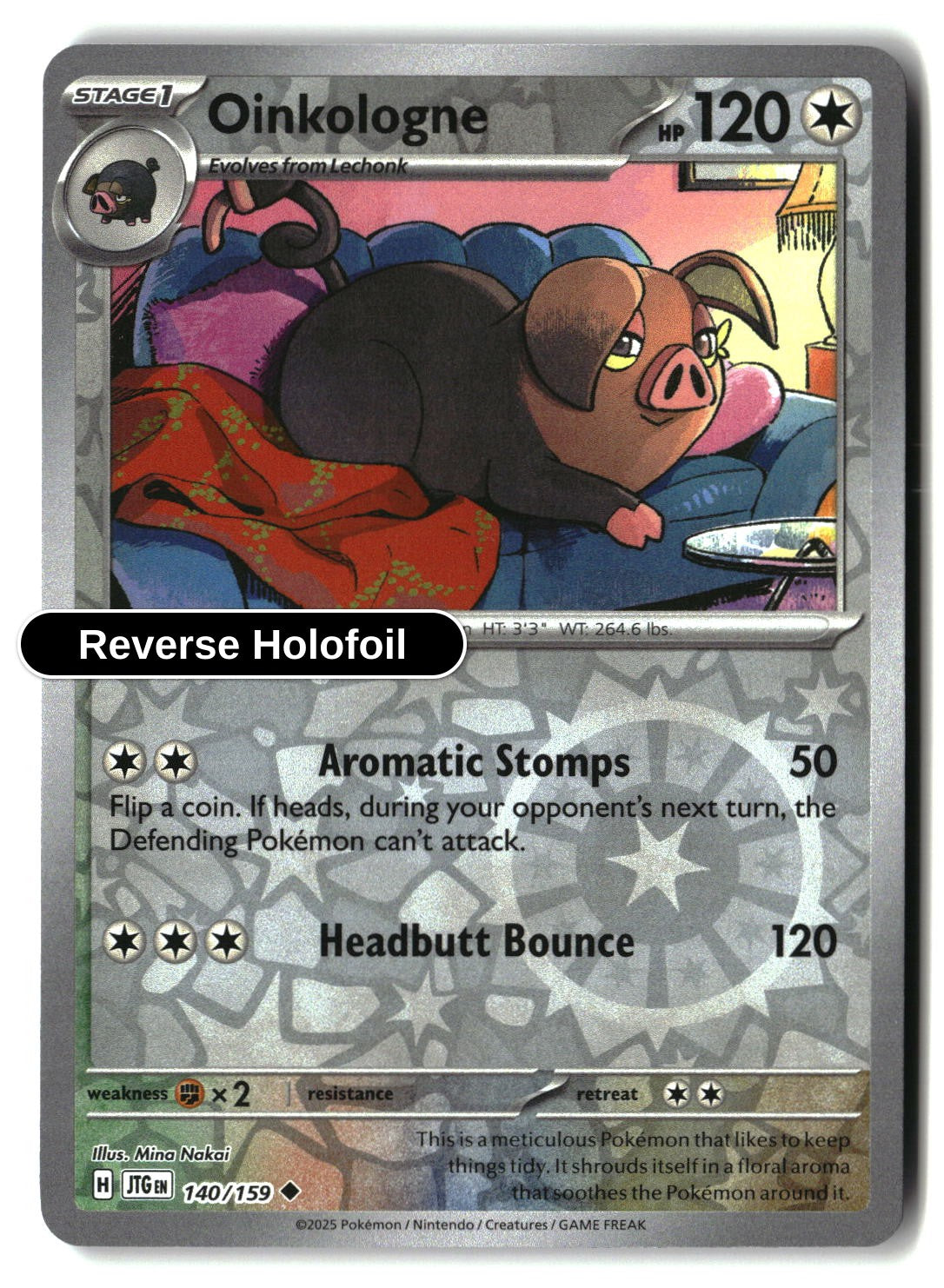 Oinkologne - 140/159 - [JTG - SV09: Journey Together] - Reverse Holofoil