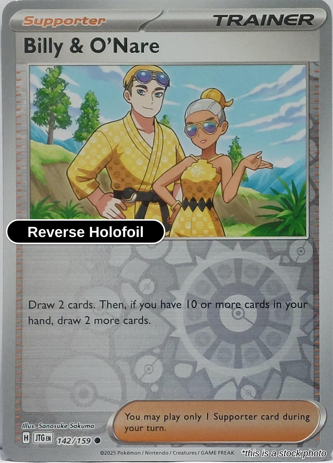 Billy & O'Nare - 142/159 - [JTG - SV09: Journey Together] - Reverse Holofoil