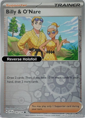 Billy & O'Nare - 142/159 - [JTG - SV09: Journey Together] - Reverse Holofoil