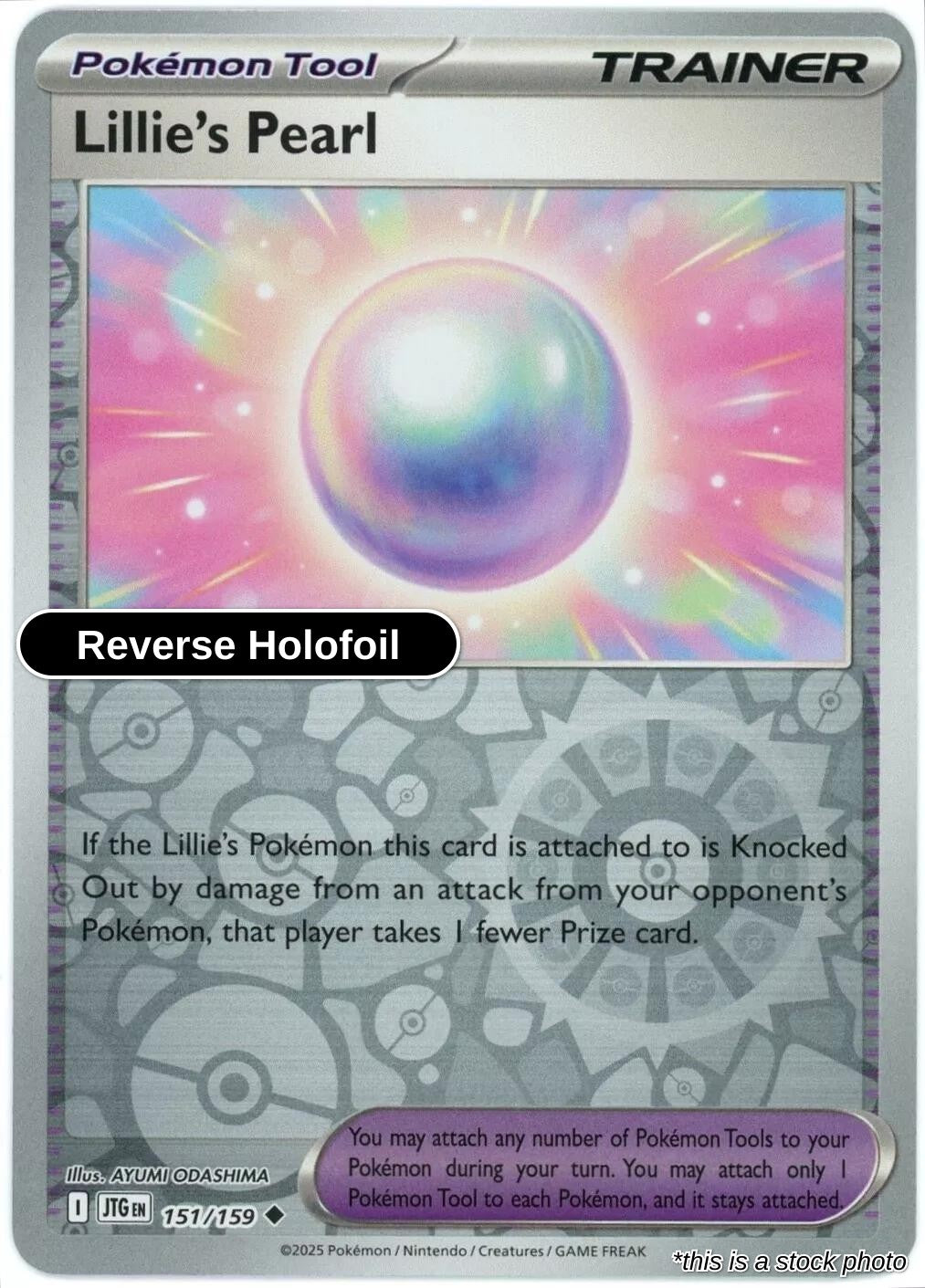 Lillie's Pearl - 151/159 - [JTG - SV09: Journey Together] - Reverse Holofoil
