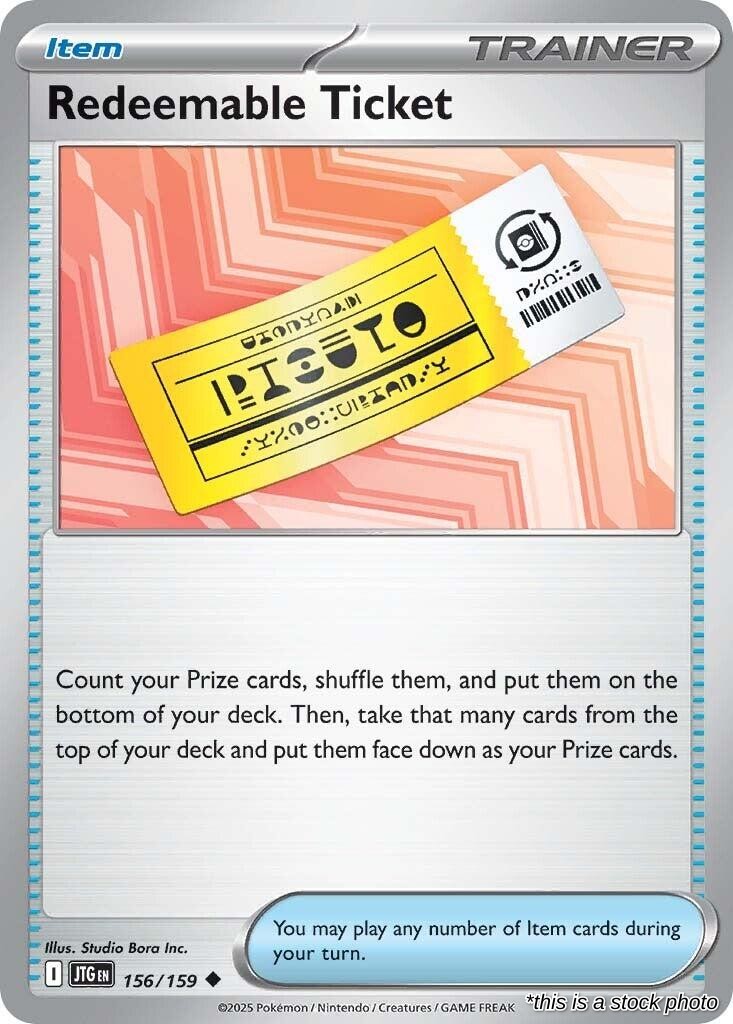 Redeemable Ticket - 156/159 - [JTG - SV09: Journey Together]