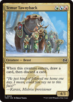 Temur Tawnyback