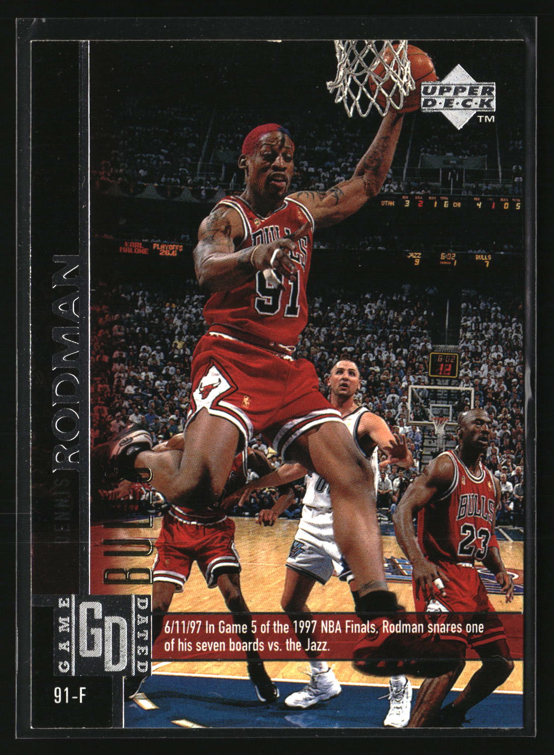 Dennis Rodman 1997-98 Upper Deck #198