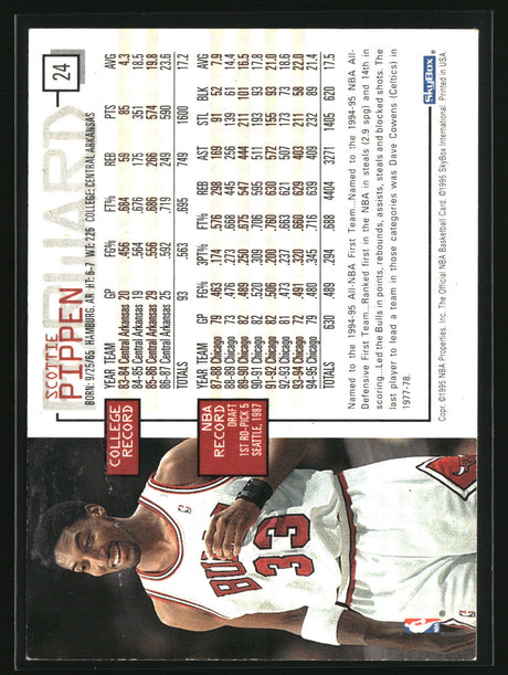 Scottie Pippen 1995-96 Hoops #24