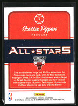 Scottie Pippen 2016-17 Donruss All-Stars #6